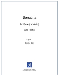 Sonatina for Flute (Violin) And Piano P.O.D. cover Thumbnail